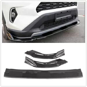 カーボンルック車のフロントバンパーリップキットスポイラースプリッタートヨタ RAV4 2019-2023 Carbon Look Car Front Bumper Lip Kit Spoiler Splitter For Toyota RAV4 2019-2023 【並行輸入品】