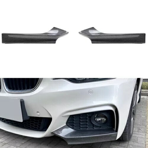 BMW 2 シリーズ F22 F23 M スポーツ 2014-22 フロントバンパーサイドコーナースプリッターカバー For BMW 2 Series F22 F23 M Sport 2014-22 Front Bumper Side Corner Splitter Cover 【並行輸入品】