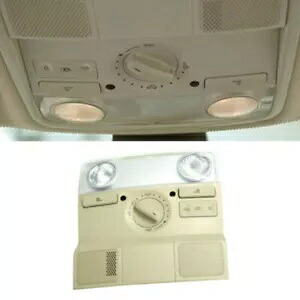 車ベージュ読書灯ランプマップドーム W/サンルーフスイッチ VW ジェッタゴルフパサート用 Car Beige Reading Light Lamp Map Dome W/ Sunroof Switch For VW Jetta Golf Passat 【並行輸入品】