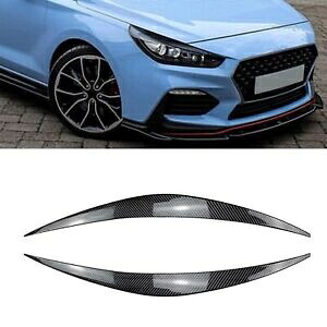 ヒュンダイ I30N MK3 ハッチバック 2017-2019 2018 フロントヘッドライト眉毛ランプトリム For Hyundai I30N MK3 Hatchback 2017-2019 2018 Front Headlight Eyebrows Lamp Trim 【並行輸入品】