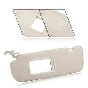ベージュ左側サンバイザー サンシェード シェード ミラー付き ヒュンダイ エラントラ 2011-2015用 Beige Left Side Sun Visor Sunshade Shade W/Mirror For Hyundai Elantra 2011-2015 【並行輸入品】