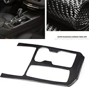 カーボンファイバーインテリアコンソールギアシフトボックスカバーキャデラック XT4 2018-22 2019 Carbon Fiber Interior Console Gear Shift Box Cover For Cadillac XT4 2018-22 2019 【並行輸入品】