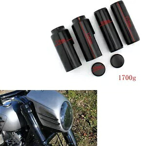 ハーレーダビッドソン ブレイクアウト FXSB 2013-2017 フロントフォークカバー チューブガード キャップ付き For Harley-Davidson Breakout FXSB 2013-2017 Front Fork Cover Tube Guard W/ Cap 【並行輸入品】