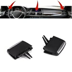 4X 車インナーフロント A/C ベントアウトレットタブクリップ修理キット BMW X6 E71 2008-2014 4X Car Inner Front A/C Vent Outlet Tab Clip Repair Kit For BMW X6 E71 2008-2014 【並行輸入品】