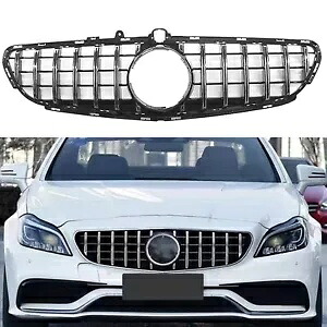 光沢のある車のフロントグリルグリルカバーメルセデスベンツ CLS 63 AMG C218 W218 モデル Glossy Car Front Grille Grill Cover For Mercedes Benz CLS 63 AMG C218 W218 Model 【並行輸入品】
