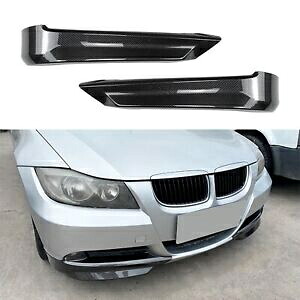 フロントバンパーサイドスポイラートリム BMW 3 シリーズ E90 E91 320i 330i 2005-2008 2 個 Front Bumper Side Spoiler Trim For BMW 3 Series E90 E91 320i 330i 2005-2008 2PCS 【並行輸入品】