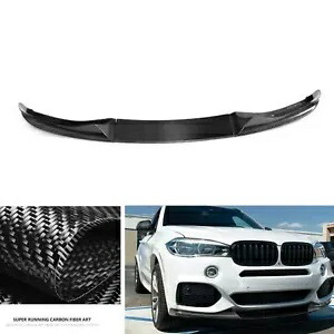 2014-2018 BMW X5 F15 M-SPORT 車のフロントバンパースポイラーカーボンファイバーブラック 1PC For 2014-2018 BMW X5 F15 M-SPORT Car Front Bumper Spoiler Carbon Fiber Black 1PC 【並行輸入品】 100,430円