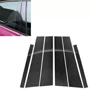 6 カーボンファイバーウィンドウ B C ピラーステッカーメルセデスベンツ C クラス W205 2014+ 6 Carbon Fiber Window B C Pillars Sticker For Mercedes Benz C Class W205 2014+ 【並行輸入品】 35,035円