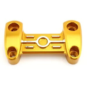 ゴールドオートバイハンドルバー固定カバーパラ BMW R nineT 2014-2021 2015 1x Gold Motorcycle Handlebar Securing Cover For Para BMW R nineT 2014-2021 2015 1x 【並行輸入品】
