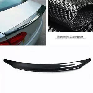 アウディ A6 C7 S6 2012-2018 車のリアトランクルーフスポイラースプリッターリップカバー黒 For Audi A6 C7 S6 2012-2018 Car Rear Trunk Roof Spoiler Splitter Lip Cover Black 【並行輸入品】