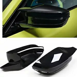 2 個 2017-20 2018 BMW G30 G20 G22 M スタイル光沢のある黒の車のミラーカバーキャップ 2PCS FOR 2017-20 2018 BMW G30 G20 G22 M STYLE GLOSSY BLACK CAR MIRROR COVER CAP 【並行輸入品】