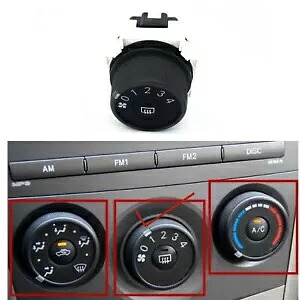 車の内部風速コンソールパネルスイッチノブトヨタカローラヴァーソ 2007-13 Car Inner Wind Speed Console Panel Switch Knob For Toyota Corolla Verso 2007-13 【並行輸入品】