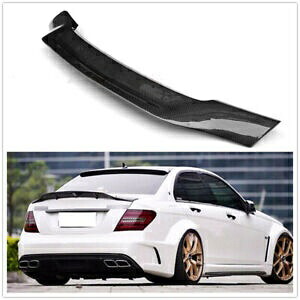 R カーボンファイバー リア スポイラー トランク ウィング 08-14 ベンツ W204 C200&C63 AMG セダン D R Carbon Fiber Rear Spoiler Trunk Wing for 08-14 Benz W204 C200&C63 AMG Sedan D 【並行輸入品】