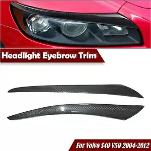 フロントヘッドライトまぶた眉毛ランプトリムボルボ S40 V50 2004-2012 2009 2011 Front Headlight Eyelid Eyebrow Lamp Trim For Volvo S40 V50 2004-2012 2009 2011 【並行輸入品】