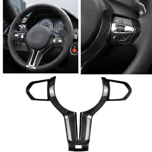 車のカーボンファイバーステアリングホイールカバーインナートリム M2 M3 M4 M5 M6 X5M X6M 14 + Car Carbon Fiber Steering Wheel Cover Inner Trim For M2 M3 M4 M5 M6 X5M X6M 14+ 【並行輸入品】 42,900円