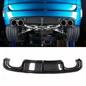 カーボンファイバーリアバンパーディフューザーリップスポイラーカバー BMW X5M F85 F86 2015-19 Carbon Fiber Rear Bumper Diffuser Lip Spoiler Cover For BMW X5M F85 F86 2015-19 【並行輸入品】