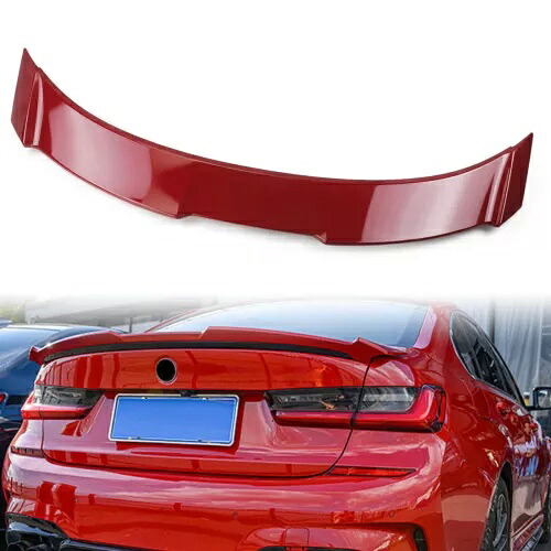 2019-2021 BMW 新しい 3 シリーズ G20 リアスポイラー スプリッター ウイング リップ YOFER レッド 1 個 For 2019-2021 BMW New 3 Series G20 Rear Spoiler Splitter Wing Lip YOFER Red 1PCS 【並行輸入品】