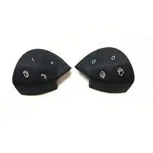 2X ステアリングホイールスイッチボタン 03-06 ベンツ E クラス W211 E320 E500 AMG ブラック 2X Steering Wheel Switch Button For 03-06 Benz E Class W211 E320 E500 AMG Black 【並行輸入品】