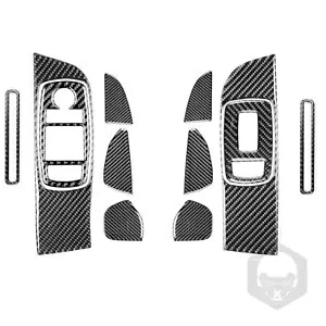 ダッジチャレンジャー 2015 2016-2023 2017 2018 車のドアセットフレームカバーキット黒 For Dodge Challenger 2015 2016-2023 2017 2018 Car Door Set Frame Cover Kit Black 【並行輸入品】