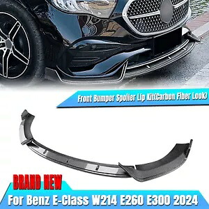 フロントバンパースプリッターリップキット メルセデスベンツ E クラス W214 2024+ E260 E300 AMG 用 Front Bumper Splitter Lip Kit For Mercedes Benz E Class W214 2024+ E260 E300 AMG 【並行輸入品】