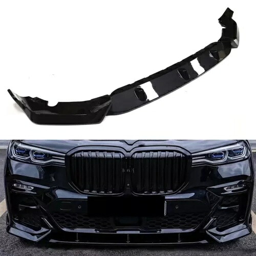カーボンファイバールック車のフロントバンパースポイラースプリッターカバー 2019-22 BMW G07 X7 Carbon Fiber Look Car Front Bumper Spoiler Splitter Cover For 2019-22 BMW G07 X7 【並行輸入品】