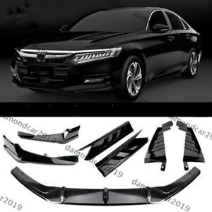 フロント & リアバンパースポイラーサラウンドモールディングトリムホンダアコード 18-20 DN BLK Front & Rear Bumper Spoiler Surround Molding Trim For Honda Accord 18-20 DN BLK 【並行輸入品】
