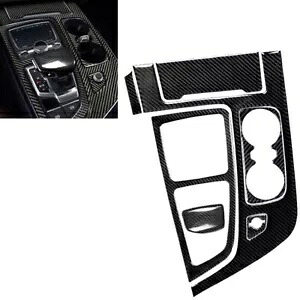 炭素繊維車のギアシフトパネルカバートリムステッカーデカールアウディ Q7 2016-2018 Carbon Fiber Car Gear Shift Panel Cover Trim Sticker Decal For Audi Q7 2016-2018 【並行輸入品】