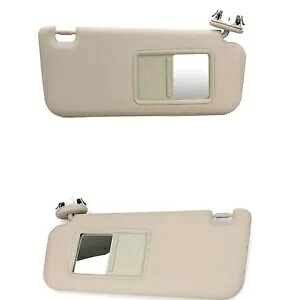 ベージュ フロント サンバイザー インテリア サンバイザー ワイヤー付き トヨタ RAV4 2006-2013 2007用 Beige Front Sunvisor Interior Sun Visor W/ Wire For Toyota RAV4 2006-2013 2007 【並行輸入品】