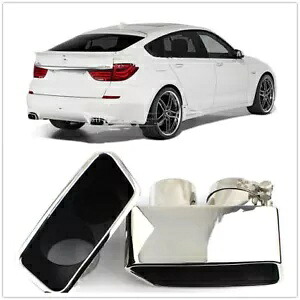 ステンレス鋼の排気管先端 BMW X5 GT 535i F07 BMW 5 シリーズツーリスモ 2x Stainless Steel Exhaust Pipe Tip For BMW X5 GT 535i F07 BMW 5 Series Turismo 2x 【並行輸入品】