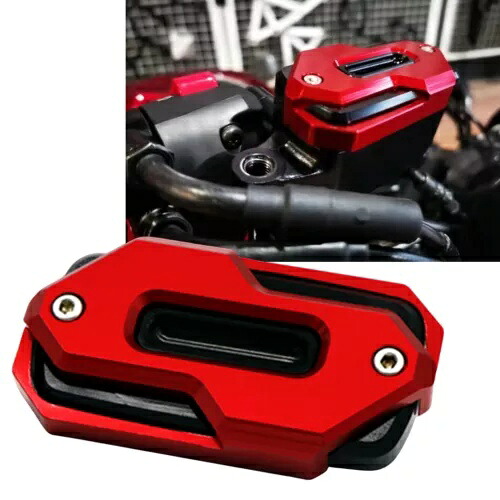 レッドブレーキフルードリザーバーカバーホンダ CB650F CBR650F 2014-2019 2015 CB650R Red Brake Fluid Reservoir Cover For Honda CB650F CBR650F 2014-2019 2015 CB650R 【並行輸入品】