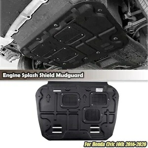 1X ホンダシビック 2016-20 車の自動車アンダーエンジンスプラッシュシールドガードマッドガード米国 1X For Honda Civic 2016-20 Car Auto Under Engine Splash Shield Guard Mudguard US 【並行輸入品】