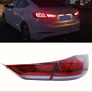 ペア L&R リアテールライト LED ランプ HYUNDAI 2017-2018 Elantra DN用 Pair L&R Rear Tail Light LED Lamp for HYUNDAI 2017-2018 Elantra DN 【並行輸入品】