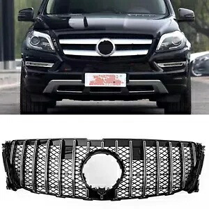 ベンツ GL クラス X166 GL350 GL400 2013-2015 車のフロントバンパーメッシュグリルグリル For Benz GL Class X166 GL350 GL400 2013-2015 Car Front Bumper Mesh Grille Grill 【並行輸入品】