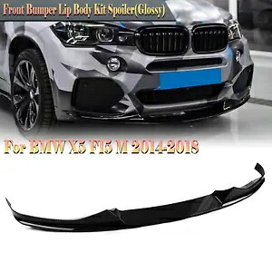 車のフロントバンパースポイラースプリッターリップキット 2014-2018 2015 BMW X5 F15 M スポーツ Car Front Bumper Spoiler Splitter Lip Kit For 2014-2018 2015 BMW X5 F15 M Sport 【並行輸入品】