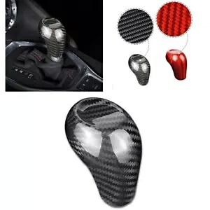 カーボンファイバーギアシフトノブヘッドカバートリムシボレーカマロ 16-23 2017 BLK Carbon Fiber Gear Shift Knob Head Cover Trim For Chevrolet Camaro 16-23 2017 BLK 【並行輸入品】