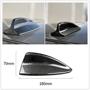 18.5 センチメートルリアルカーボンふかひれアンテナカバートリムステッカー BMW E46 E90 E92 M3 18.5cm Real Carbon Shark Fin Antenna Cover Trim Sticker For BMW E46 E90 E92 M3 【並行輸入品】
