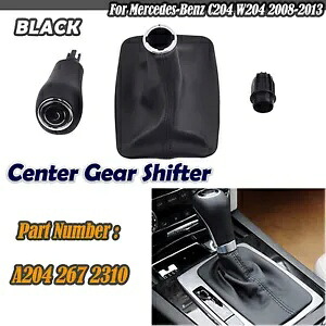 メルセデスベンツ 2008-2013 W204 C63 C350 AMG 車のギアシフトノブ W/ブーツブラック For Mercedes Benz 2008-2013 W204 C63 C350 AMG Car Gear Shift Knob W/ Boot Black 【並行輸入品】