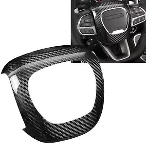 ステアリングホイールセンターカバートリム ダッジチャージャー デュランゴ チャレンジャー 2015-2023用 Steering Wheel Center Cover Trim For Dodge Charger Durango Challenger 2015-2023 【並行輸入品】