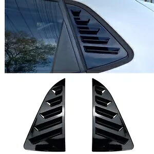 VW ポロ MK6 4 ドアハッチバック 2017-23 リアウィンドウルーバーシャ??ッターカバー黒 For VW Polo MK6 4 Door Hatchback 2017-23 Rear Window Louver Shutter Cover Black 【並行輸入品】 33,605円