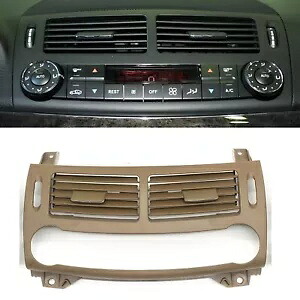 ダークイエロー ダッシュボード センター ベント アウトレット カバー ベンツ E クラス W211 2003-08 1PC Dark Yellow Dashboard Center Vent Outlet Cover For Benz E-Class W211 2003-08 1PC 【並行輸入品】