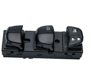ブラックカーインナーパワーウィンドウスイッチボタンカバーキット日産 25401-3SH1A 1 個 Black Car Inner Power Window Switch Button Cover Kit For NISSAN 25401-3SH1A 1PCS 【並行輸入品】