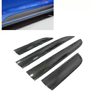 ポルシェ マカン 2014-2023 カーボンファイバー車のドアサイドモールディングトリムカバーキット For Porsche Macan 2014-2023 Carbon Fiber Car Door Side Moulding Trim Cover Kit 【並行輸入品】