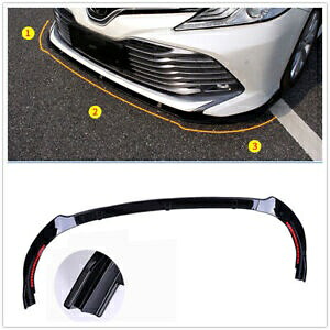 車のフロントバンパースポイラーリップカバートリムトヨタカムリ L LE XLE 2018 2019 BLK Car Front Bumper Spoiler Lip Cover Trim For Toyota Camry L LE XLE 2018 2019 BLK 【並行輸入品】