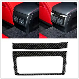 カーボンファイバーリアエアベント出口フレームカバーレクサス IS250 IS350 2013-2018 DN Carbon Fiber Rear Air Vent Outlet Frame Cover For LEXUS IS250 IS350 2013-2018 DN 【並行輸入品】