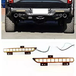 車のリアバンパーテール Led ライト信号ランプ 2016 2017 -2020 フォードラプター F150 Car Rear Bumper Tail LED Light Signal Lamp For 2016 2017 -2020 Ford Raptor F150 【並行輸入品】