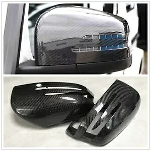 カーボンファイバーミラーキャップ ベンツ G クラス W463 2012-2018 G500 G63 交換用 DN Carbon Fiber Mirror Cap For Benz G Class W463 2012-2018 G500 G63 Replacement DN 【並行輸入品】