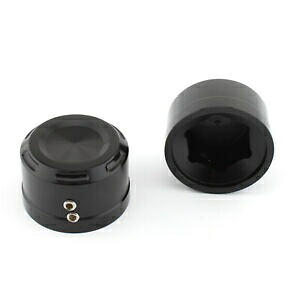 オートバイリアアクスルカバーボルトナットキャップハーレーソフテイル 2018-2023 2022 黒 Motorcycle Rear Axle Cover Bolt Nut Cap For Harley Softail 2018-2023 2022 Black 【並行輸入品】