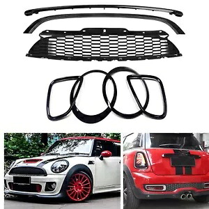 BMW ミニ R55 R56 R57 2007-2015 JCW スタイルライト + グリルサラウンドフレームボディキット For BMW MINI R55 R56 R57 2007-2015 JCW Style Light+Grill Surrund Frame Body Kit 【並行輸入品】