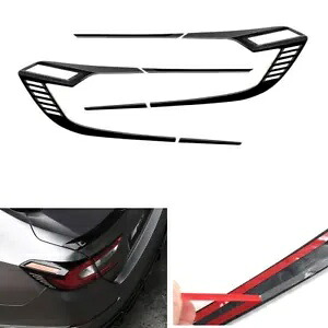6X リアテールライトランプカバー ホンダ アコード 2018 2019 トリム用 6X Rear Tail Light Lamp Cover For Honda Accord 2018 2019 Trim 【並行輸入品】