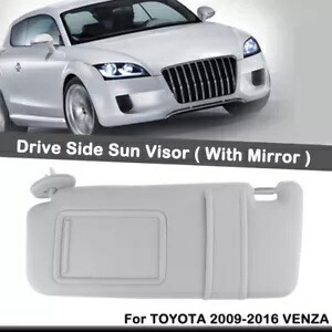 ドライバー サンバイザー トヨタ 2009-16 ヴェンザ サンルーフ付き 74320-0T022-B1 ライトグレー DRIVER SUN VISOR For TOYOTA 2009-16 VENZA W/ SUNROOF 74320-0T022-B1 Light GRAY 【並行輸入品】